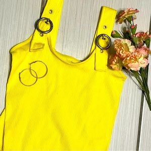 Bright Yellow Tank Top